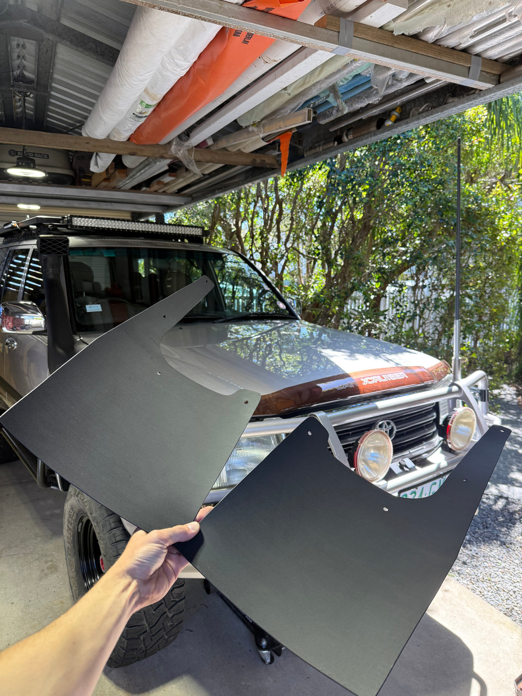 HDPE Front Mud Guards 105 Series Landcruiser