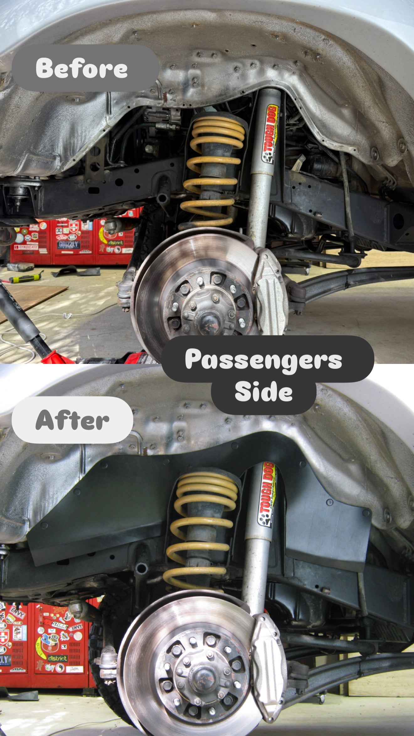 Toyota 80 Series LandCruiser Heavy Duty Inner Guards | Pair