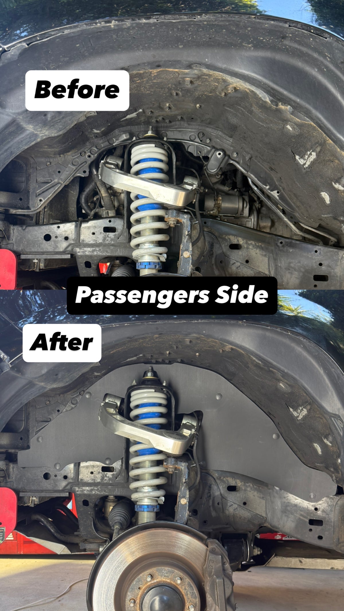 Toyota 150/120 Prado + FJ Cruiser Heavy Duty Inner Guards | Pair