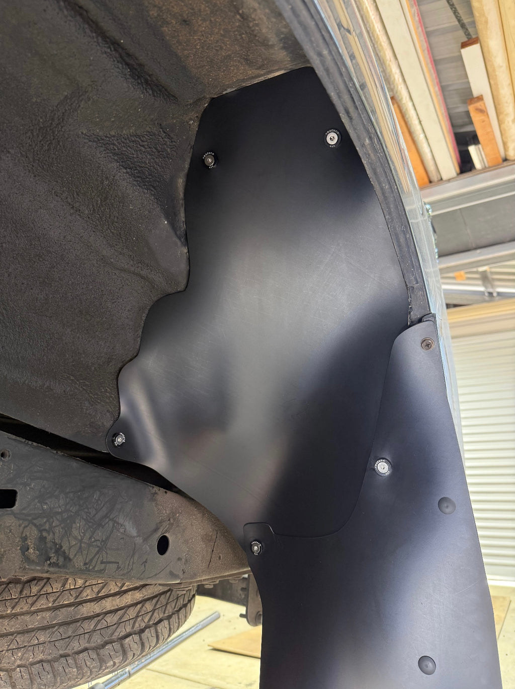HDPE Rear Wheel Arch Guard 150/120 Prado
