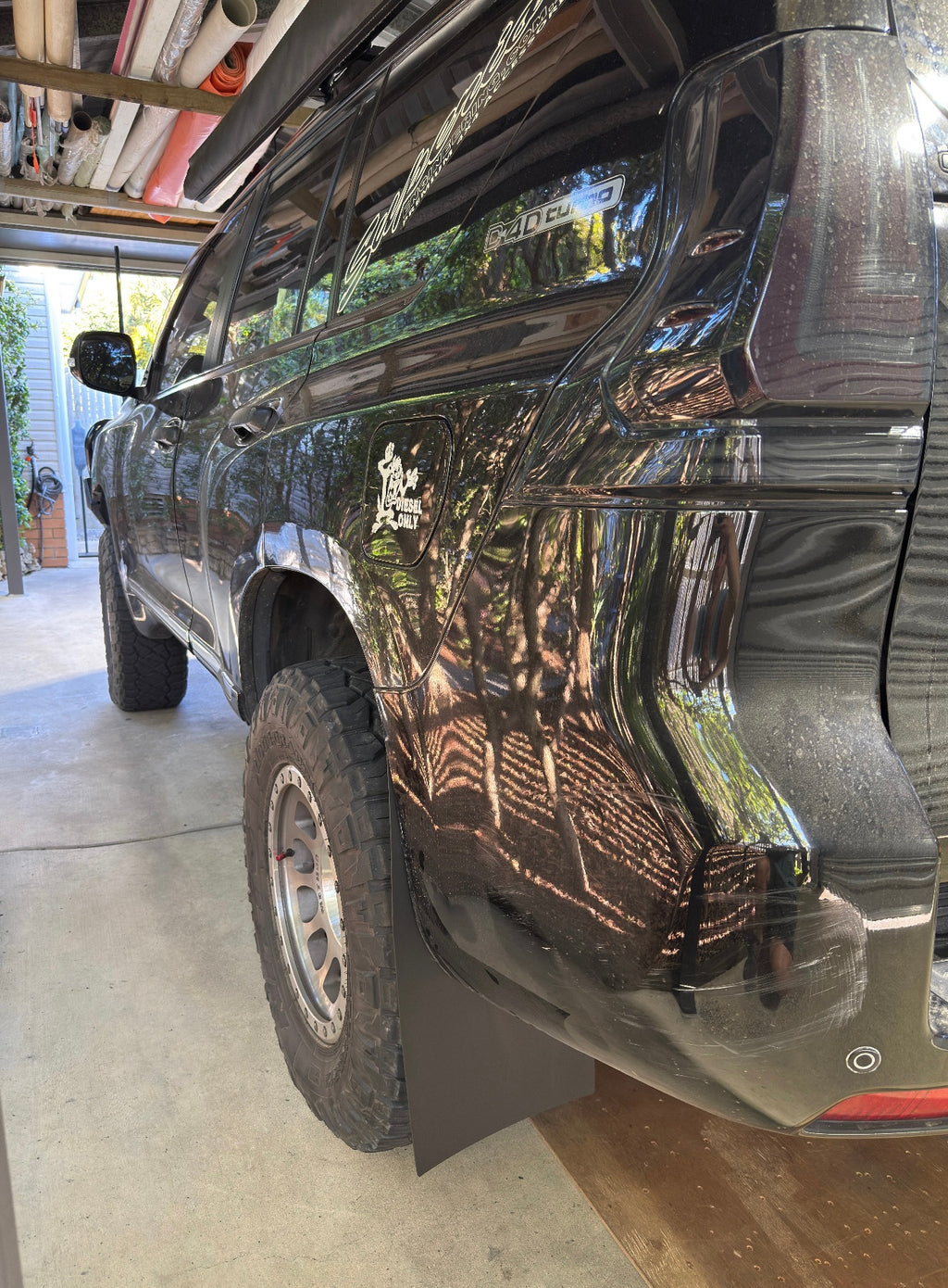 HDPE Rear Mud Guards 150/120 Prado
