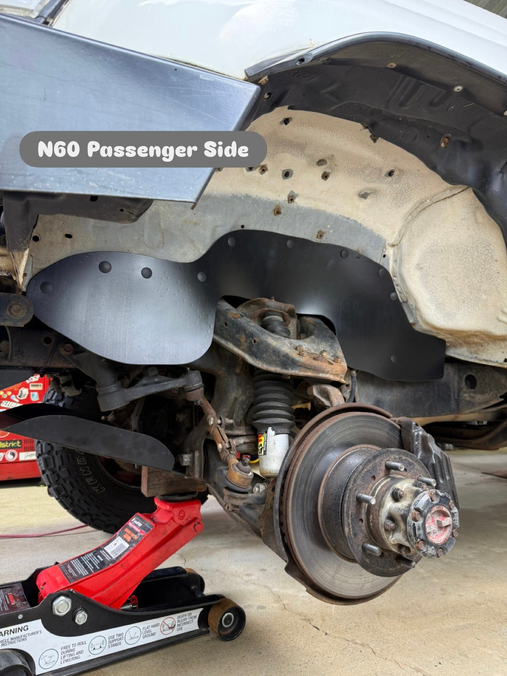 Toyota N60 Hilux Heavy Duty Inner Guards | Pair