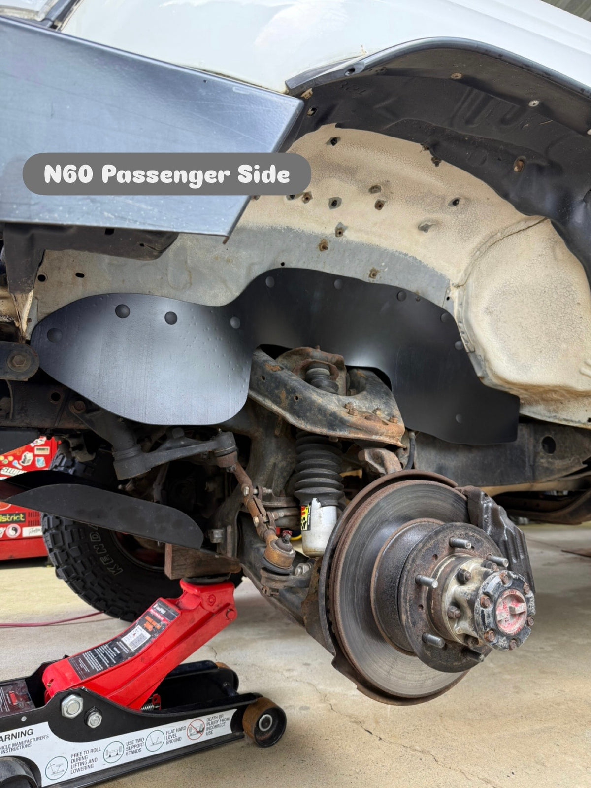 Toyota N60 Hilux Heavy Duty Inner Guards | Pair